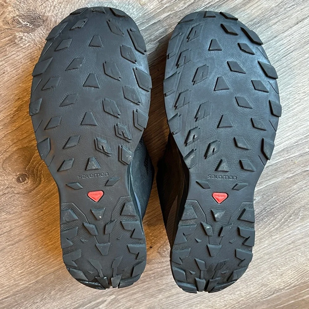 Salomon Outline GTX Waterproof‎ Low Hiking Shoes Black Mens 8.5 UK 8 EU 42